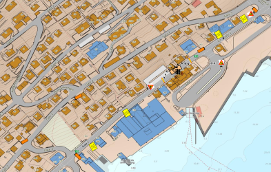 Lenkje til artikkel: Gate 1 i Måløy blir mellombels stengd under riving av Vengengården