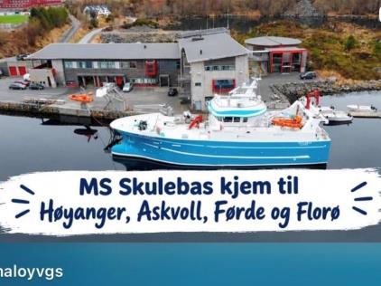 Lenkje til artikkel: MS Skulebas kjem til Florø og inviterer til besøk!