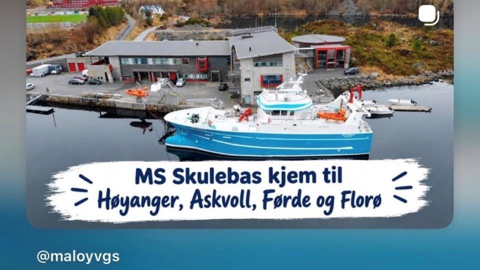 Lenkje til artikkel: MS Skulebas kjem til Florø og inviterer til besøk!